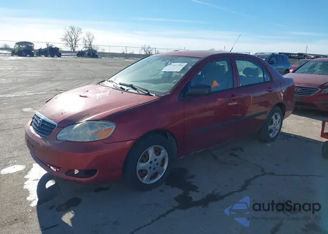 2006 Toyota Corolla Ce из США, поврежденный, VIN 1NXBR32E86Z568728
